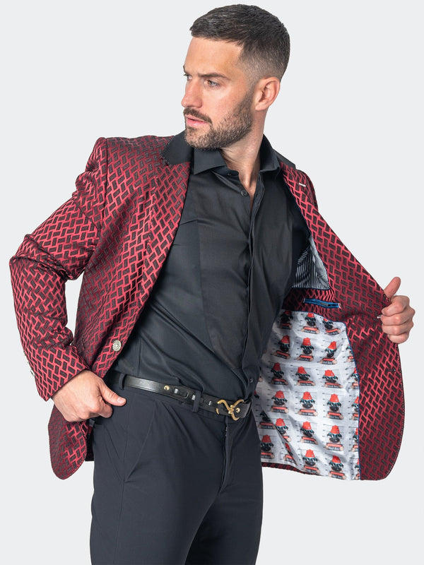 Blazer Socrate Evo Ceremonialred Red