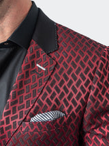 Blazer Socrate Evo Ceremonialred Red