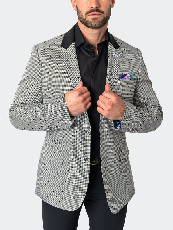 Blazer Socrate Evo Houndstoothflok Black