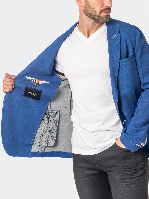 Blazer Unconstructed Shadow Blue