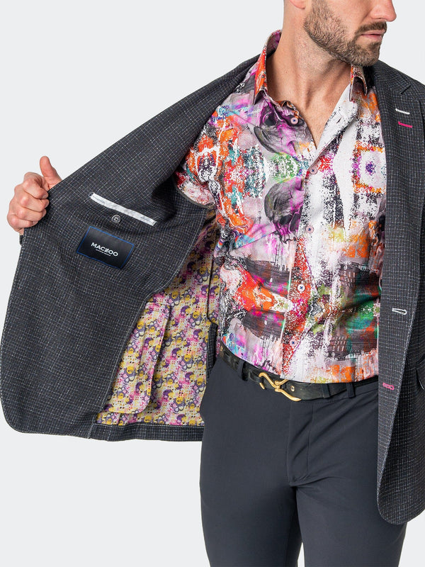 Blazer Unconstructed Squared Black