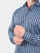 Eins JacqDigiWeave Blue