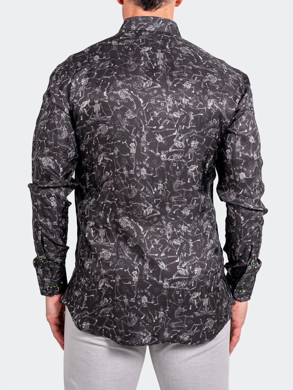 Fibonacci Ascension0208 Black Print Shirt