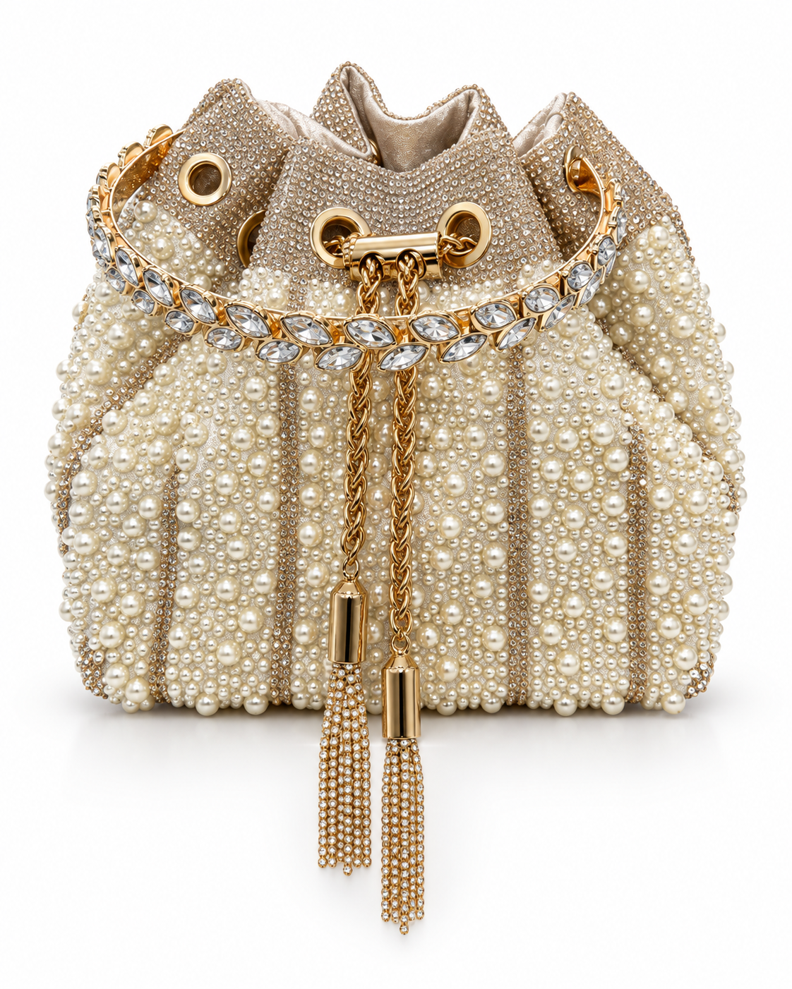 Gold Pearl Clutch