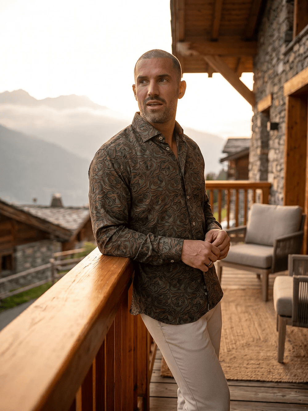 Fibonacci Marthyr Swirl Green Shirt - Vie Sauvage
