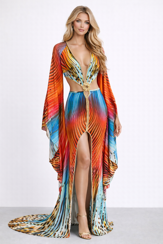 Seraphina Cape Gown
