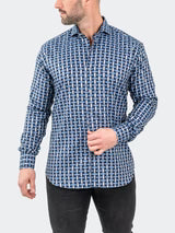 Eins JacqDigiWeave Blue