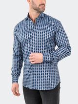 Eins JacqDigiWeave Blue