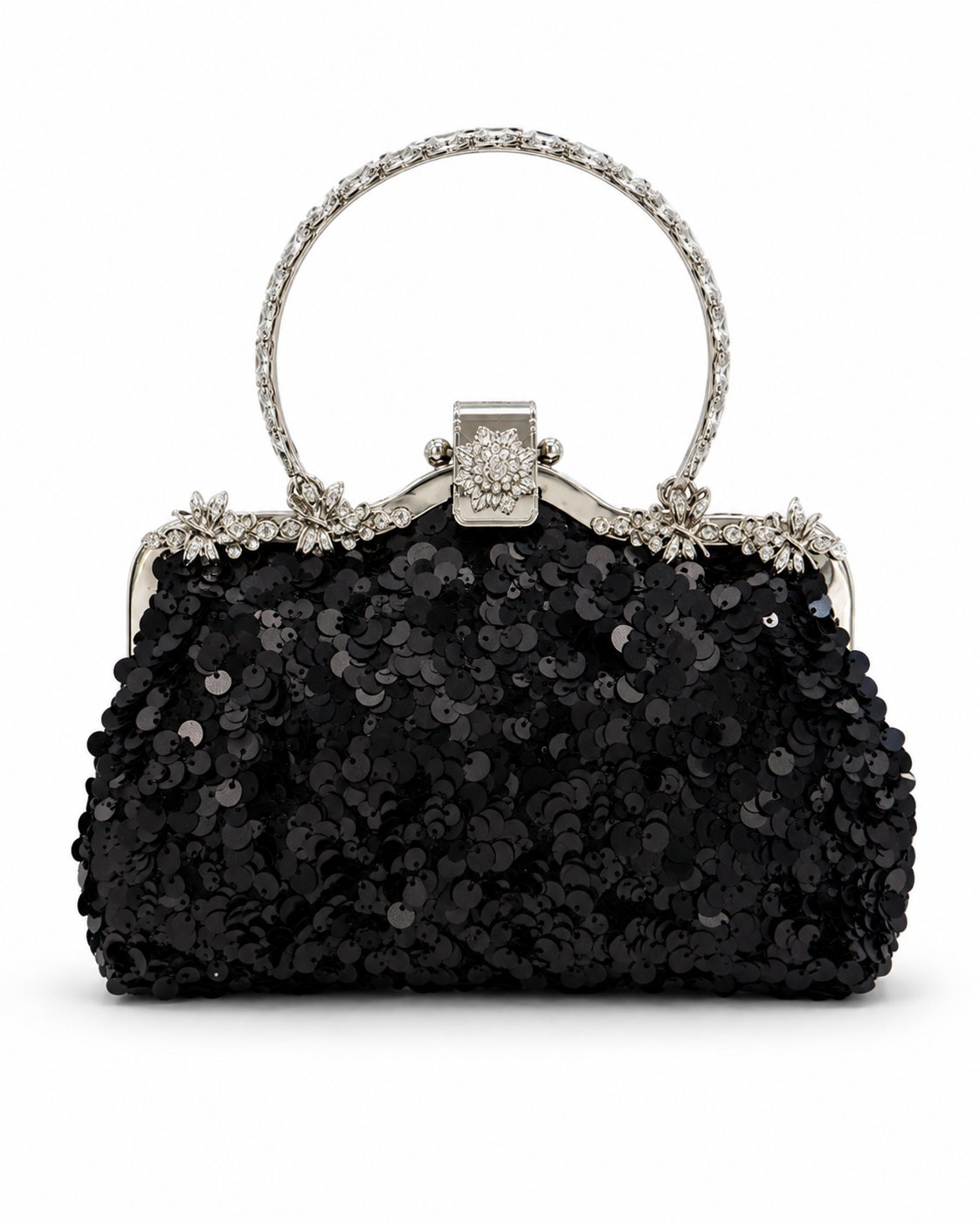 Midnight Bloom Clutch