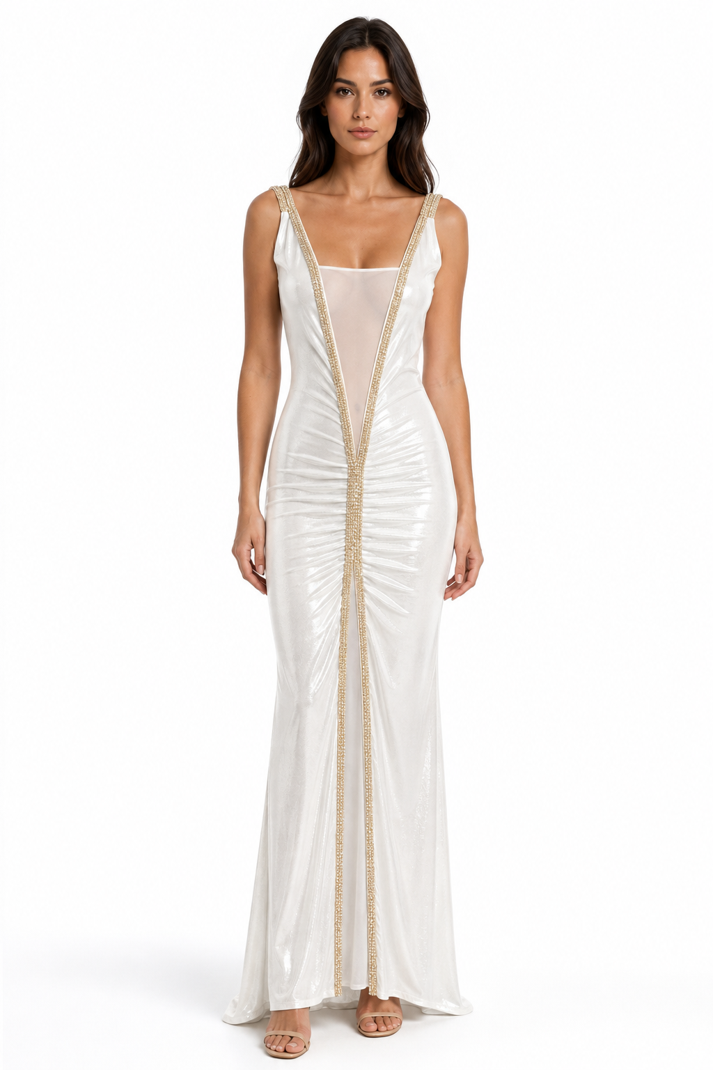 Elara Gown | Crystal Illusion Column | Vie Sauvage LV