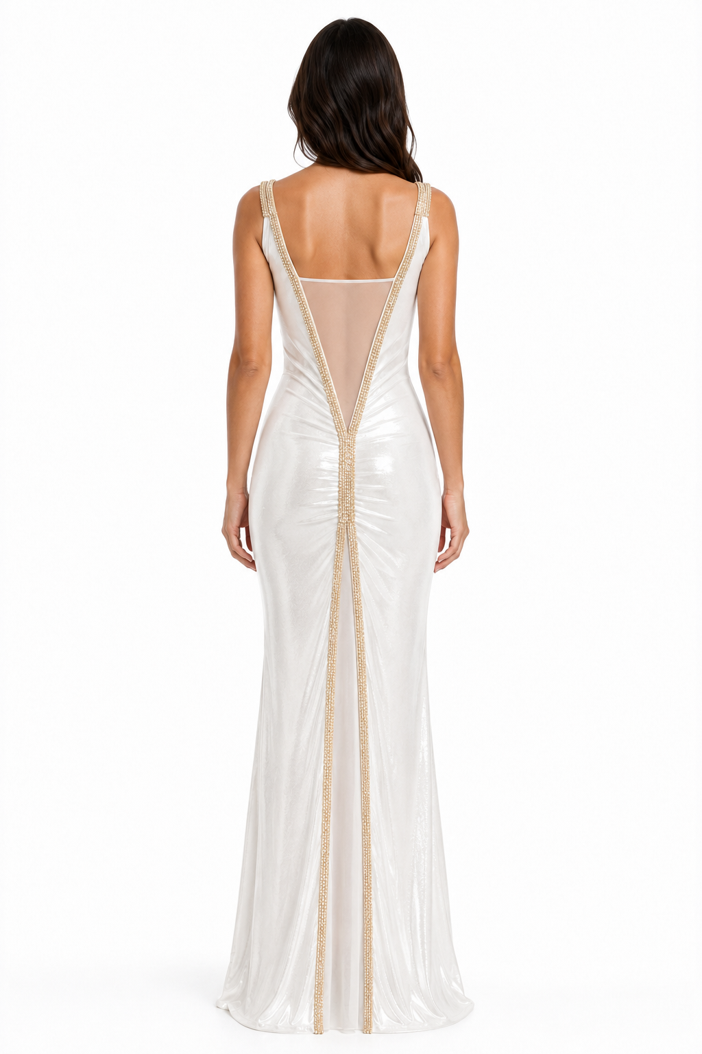 Elara Gown | Crystal Illusion Column | Vie Sauvage LV