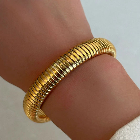 18k Gold Plated Stackable Bangles