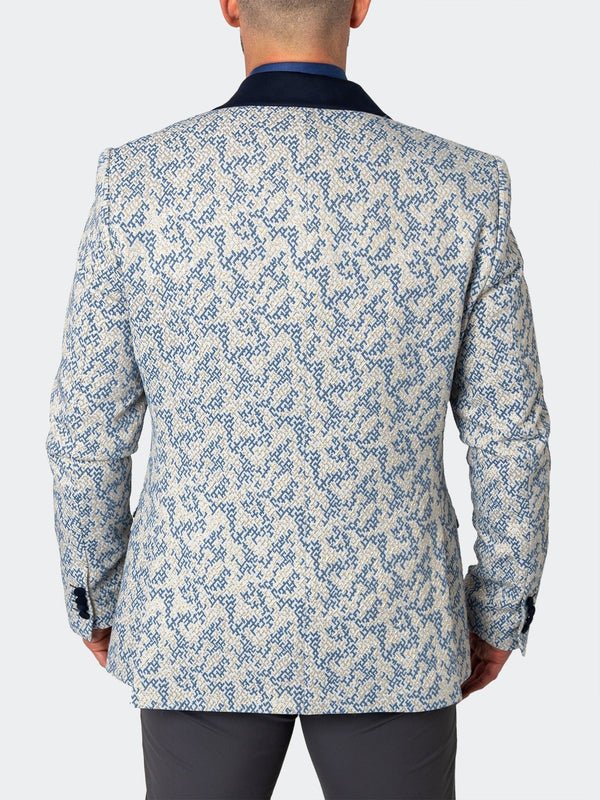 Blazer Shawl GoldFoil White - Vie Sauvage