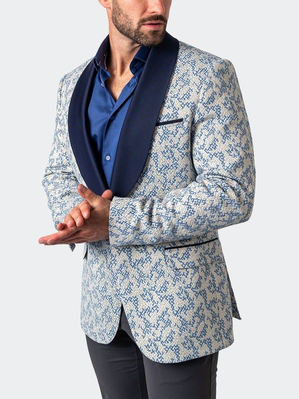 Blazer Shawl GoldFoil White - Vie Sauvage