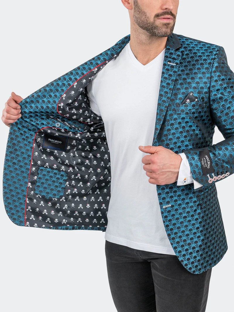 Blazer SkullRepeat Blue - Vie Sauvage