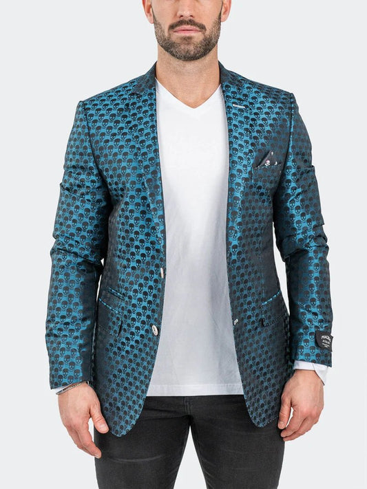 Blazer SkullRepeat Blue - Vie Sauvage