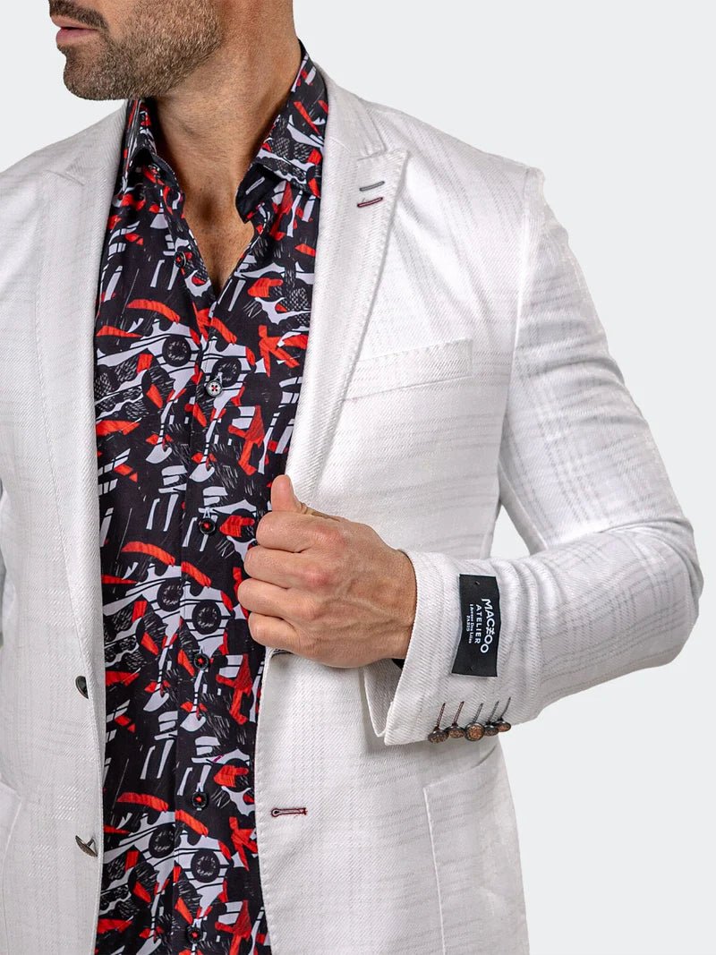 Blazer Uncostructed Marthyr015 White - Vie Sauvage