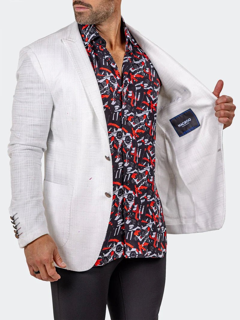 Blazer Uncostructed Marthyr015 White - Vie Sauvage