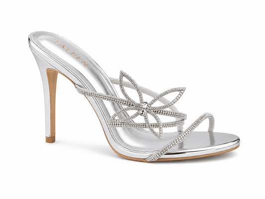 butterfly crystal sandals - Vie Sauvage