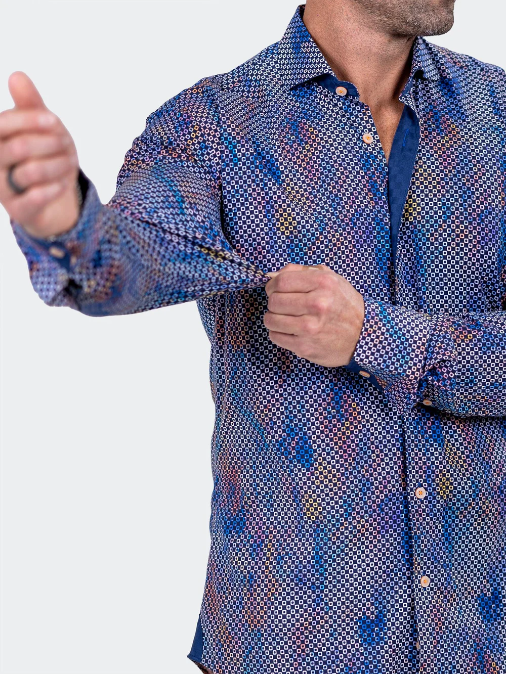 Eins Marthyr Blue Dot Shirt - Vie Sauvage