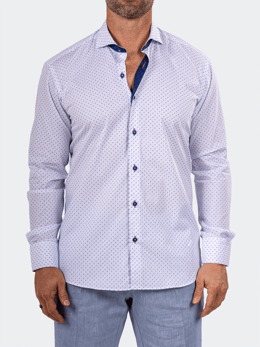 Eins Marthyr Dot White Shirt - Vie Sauvage