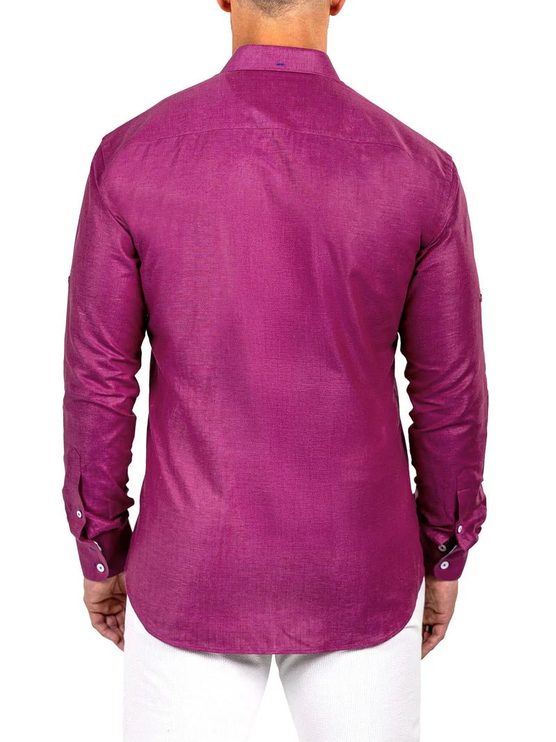 Eins Marthyr Red Satin Shirt - Vie Sauvage