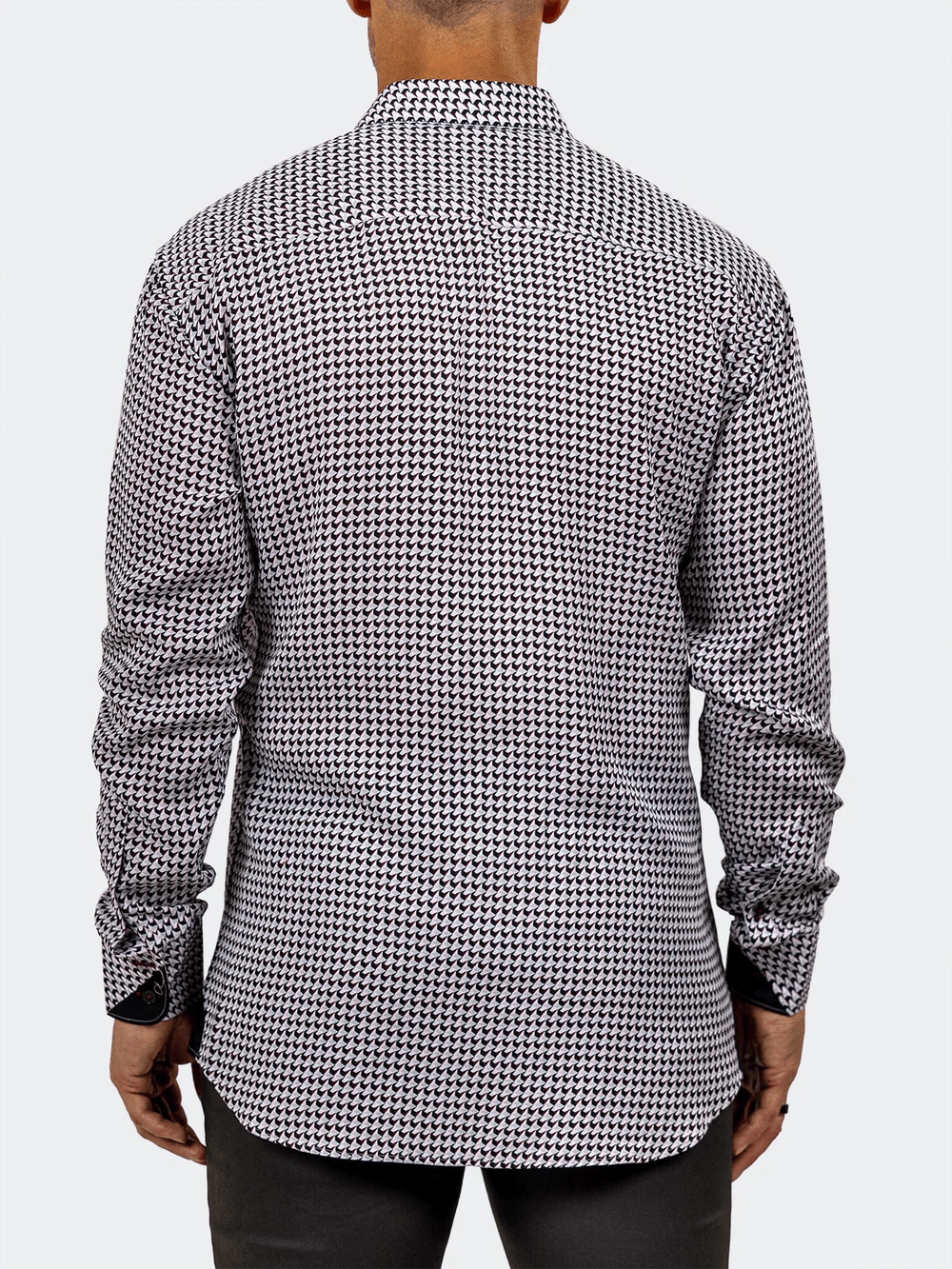 Eins Navy - Red Micro Shirt - Vie Sauvage