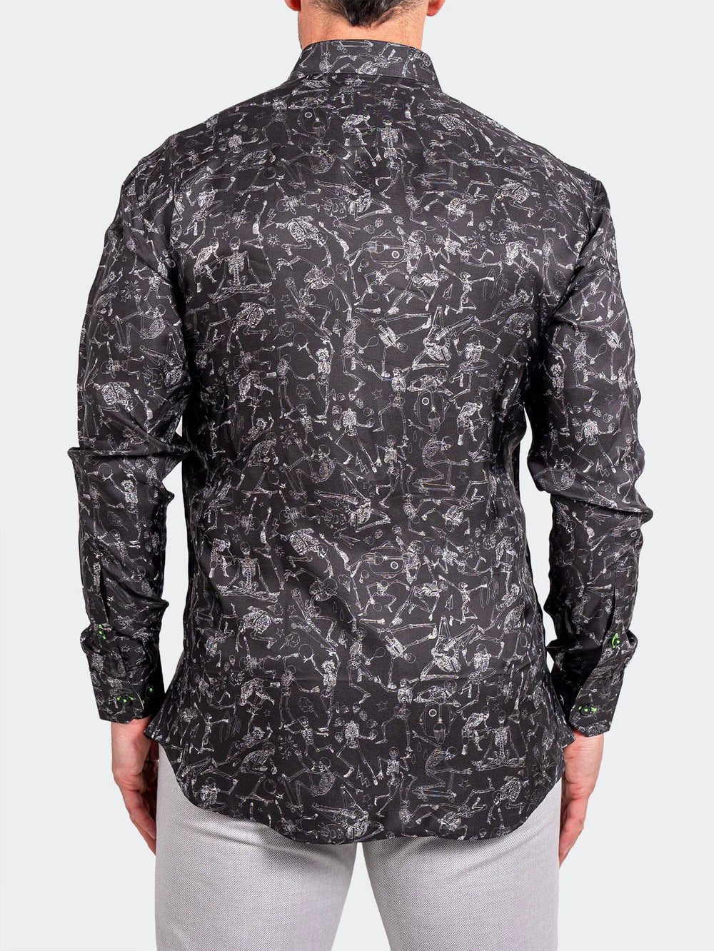 Fibonacci Ascension0208 Black Print Shirt - Vie Sauvage