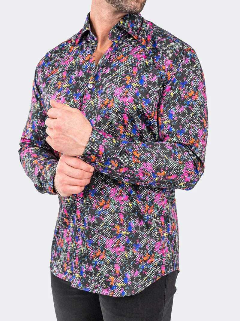 Fibonacci Nineties Black Shirt - Vie Sauvage