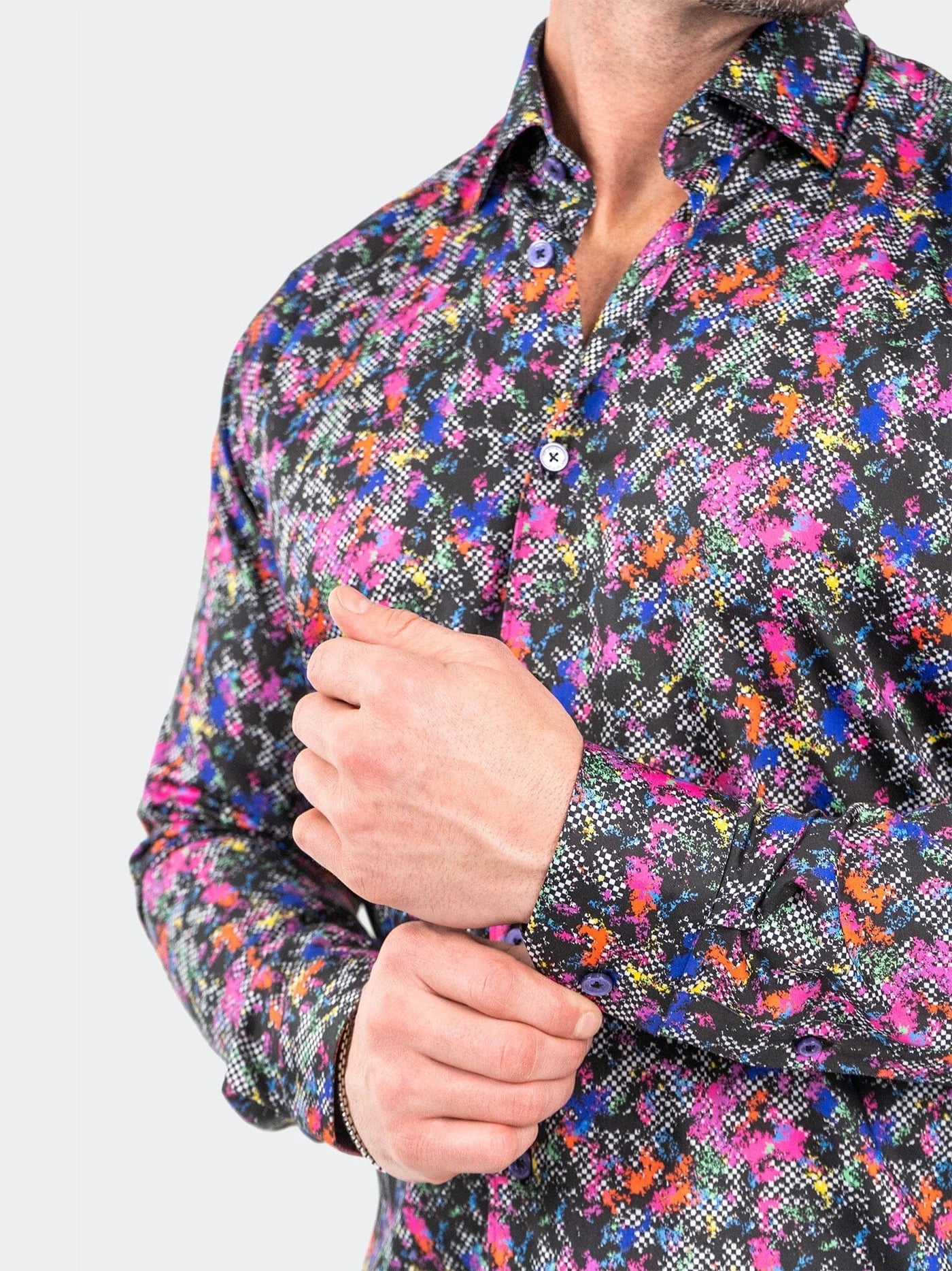 Fibonacci Nineties Black Shirt - Vie Sauvage