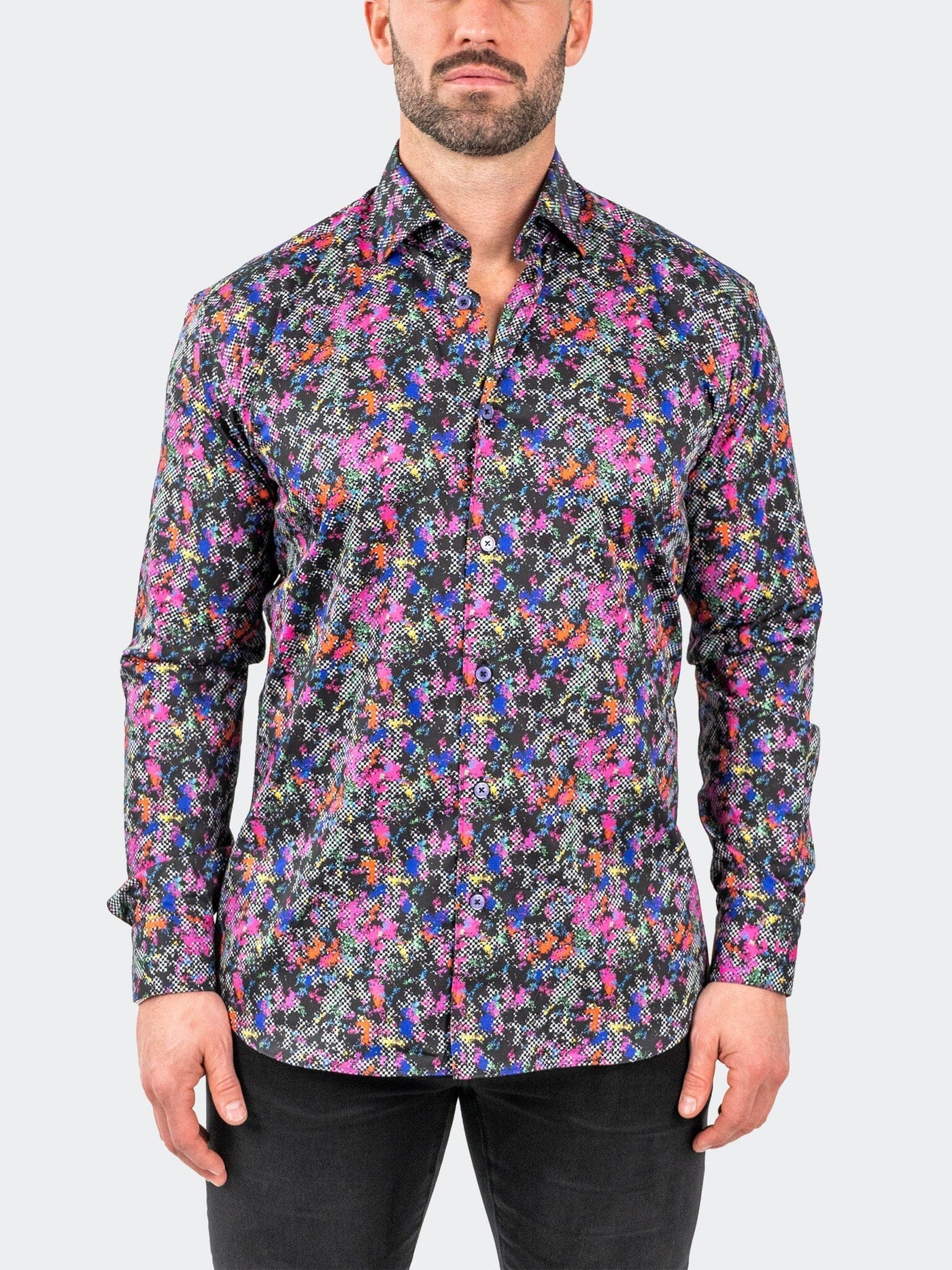 Fibonacci Nineties Black Shirt - Vie Sauvage