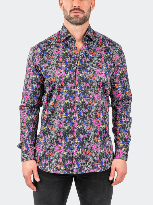Fibonacci Nineties Black Shirt - Vie Sauvage