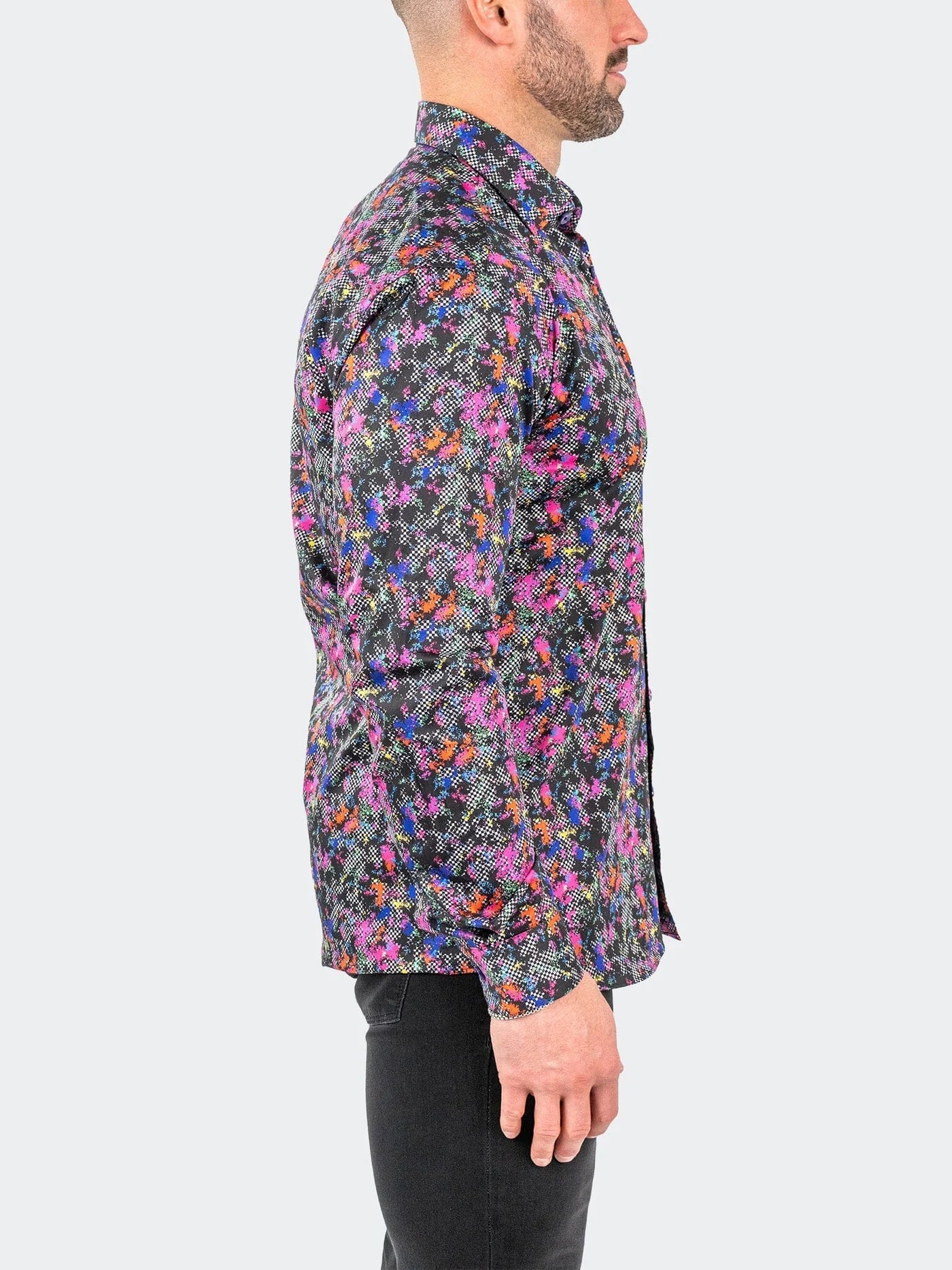 Fibonacci Nineties Black Shirt - Vie Sauvage