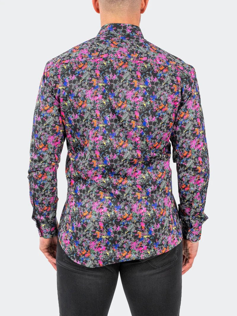 Fibonacci Nineties Black Shirt - Vie Sauvage