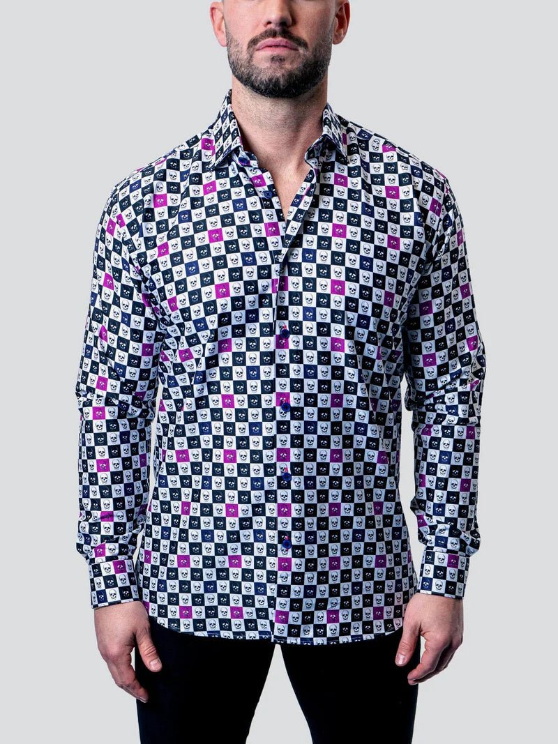 Fibonacci Skull Square Multi - Vie Sauvage
