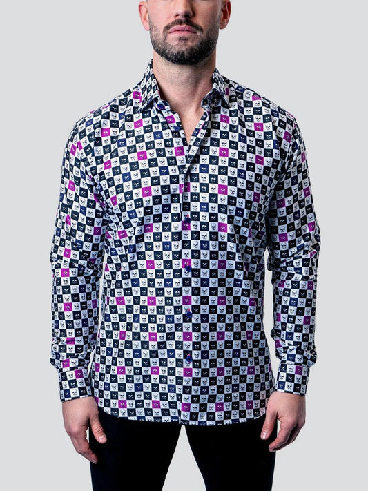 Fibonacci Skull Square Multi - Vie Sauvage