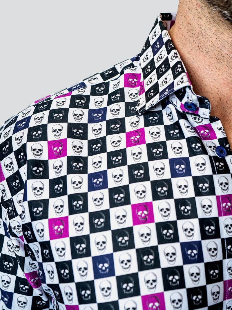 Fibonacci Skull Square Multi - Vie Sauvage