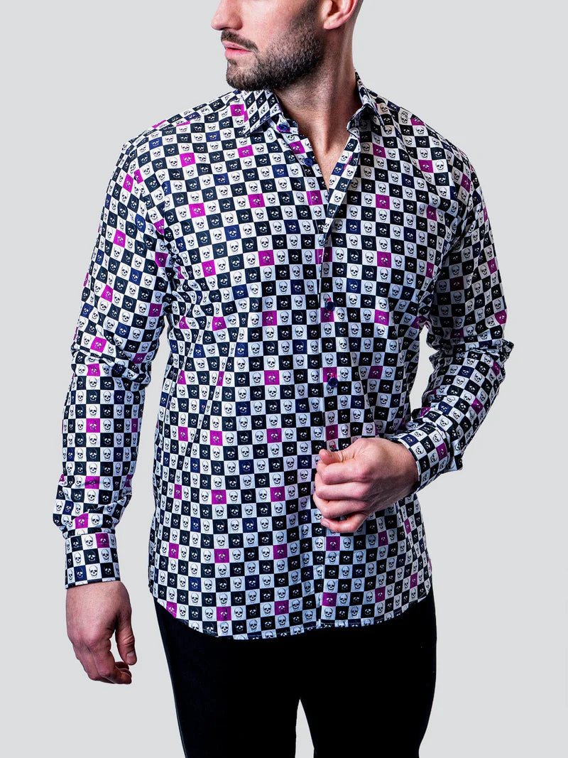Fibonacci Skull Square Multi - Vie Sauvage