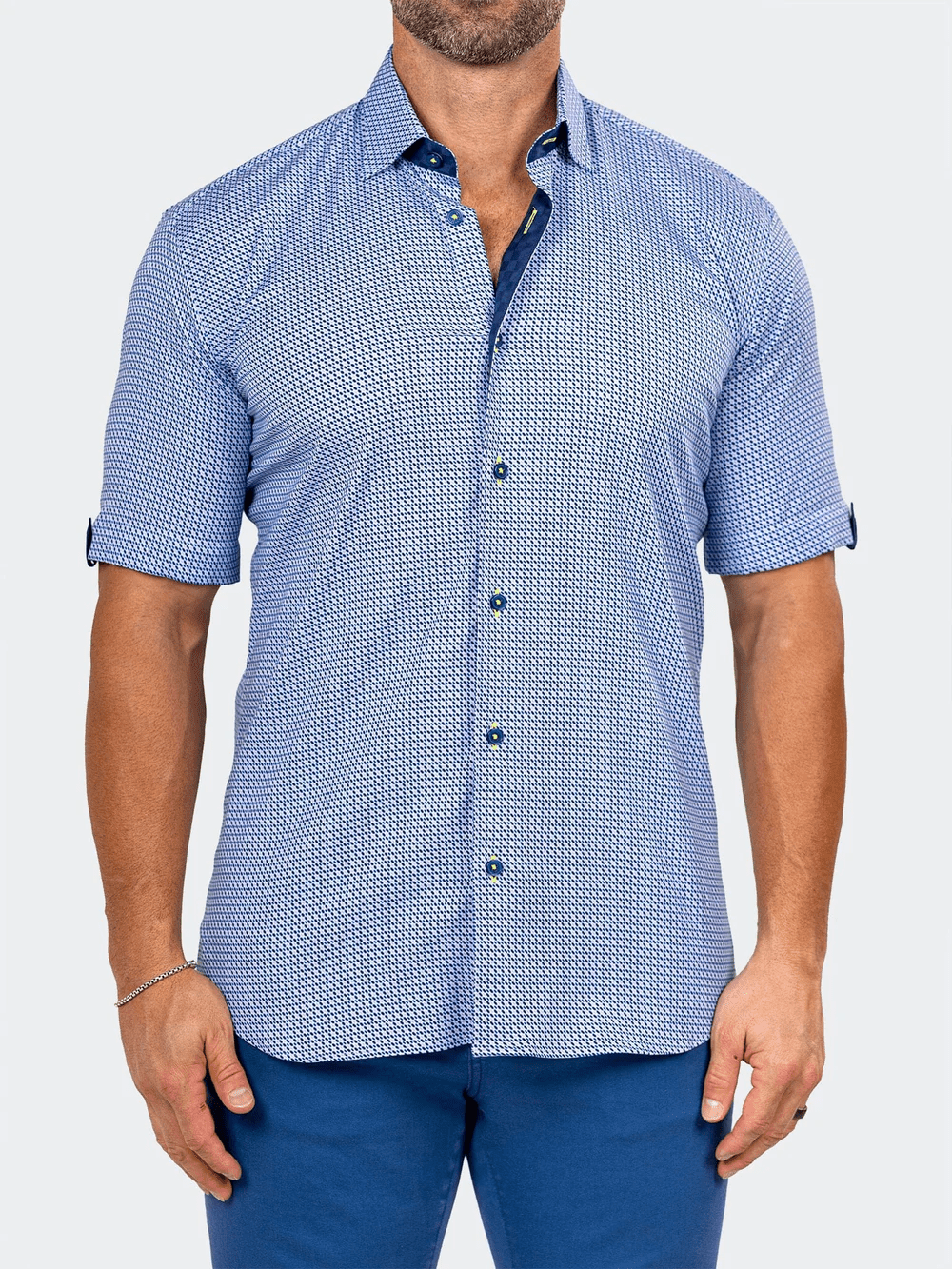Galileo Marthyr Micro Blue Shirt - Vie Sauvage