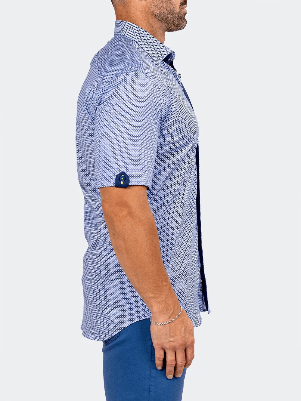 Galileo Marthyr Micro Blue Shirt - Vie Sauvage