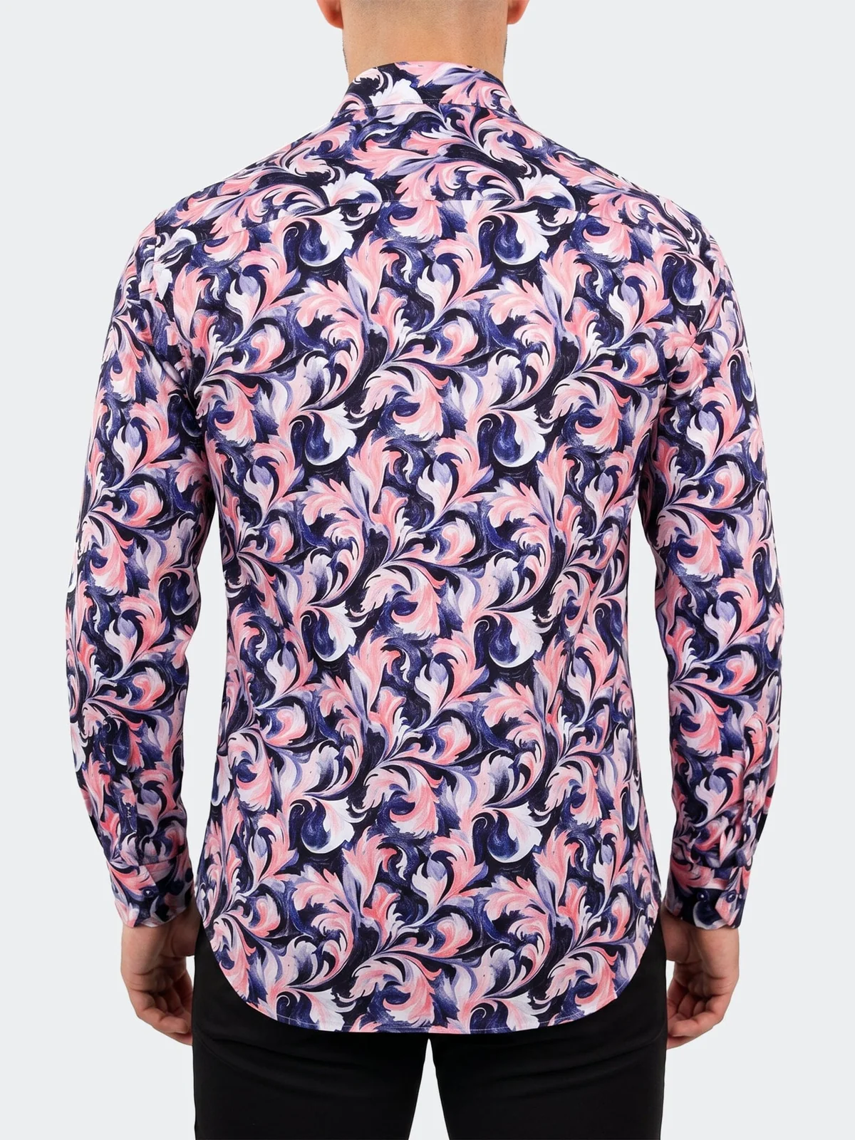 Fibonacci Dress Shirt LS Woven Unknown0216 Blue