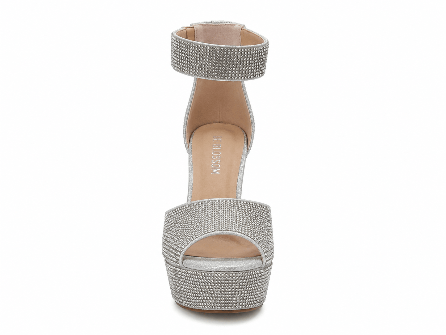 peep-toe silver rhinestone - Vie Sauvage