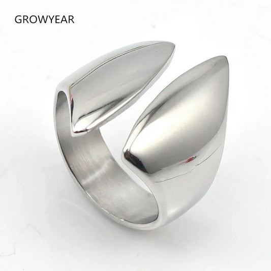Silver Open Band Ring